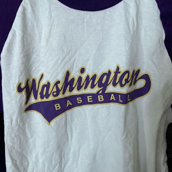 UW Baseball Shirt Mens Small - Picture 2 of 3